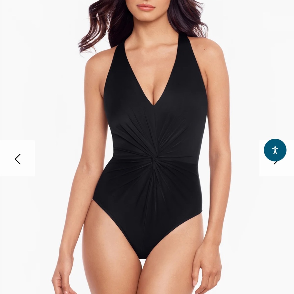MAGICSUIT Solid Drew Black Sz: 12 NWOT